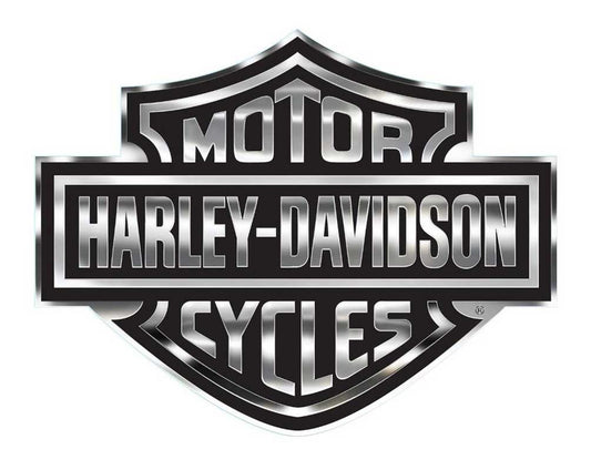 Gray & Black Bar & Shield X-Large Logo Decal | Harley-Davidson