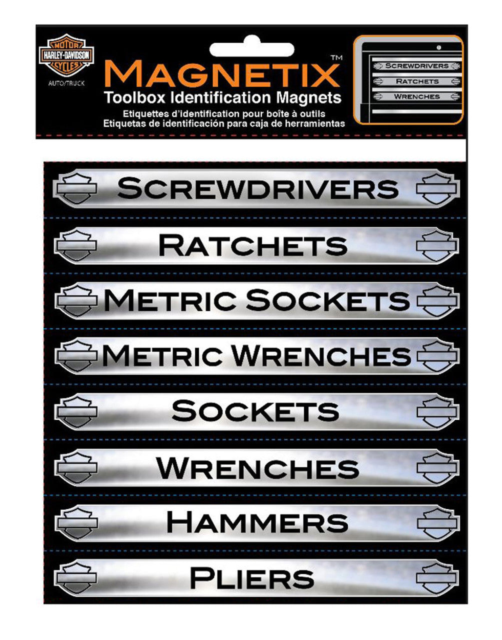 Magnetix Toolbox Identification Magnets | Harley-Davidson