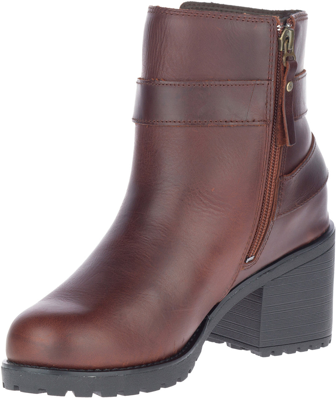 Women's LaLanne Double Strap Boot (Brown) | Harley-Davidson