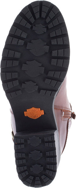 Women's LaLanne Double Strap Boot (Brown) | Harley-Davidson