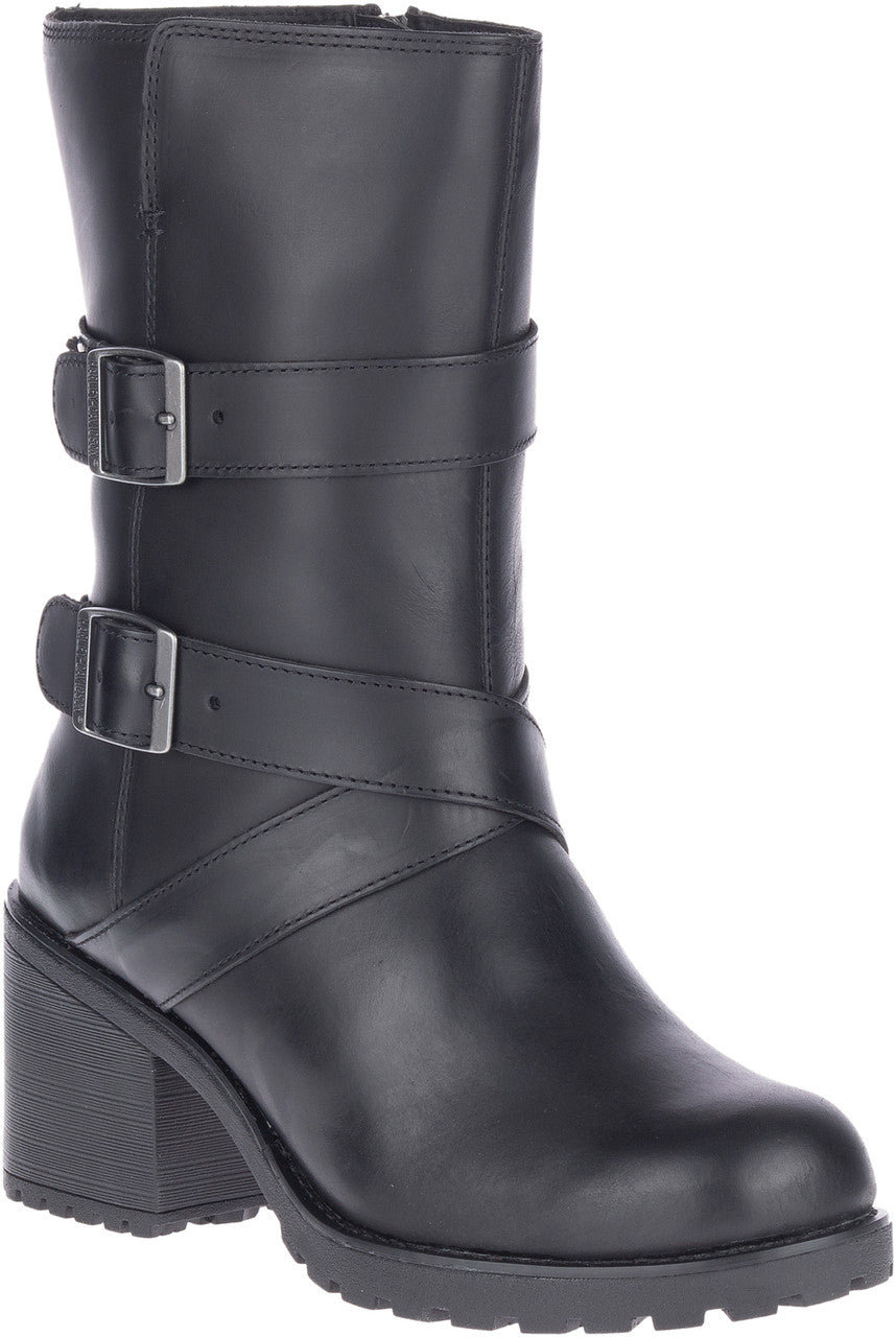 Women's Lalanne Triple Strap Boot (Black) | Harley-Davidson