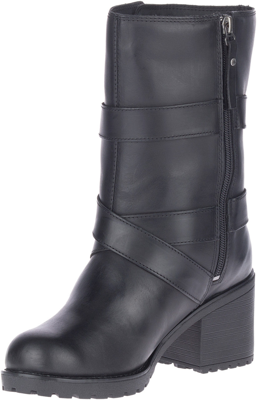 Women's Lalanne Triple Strap Boot (Black) | Harley-Davidson