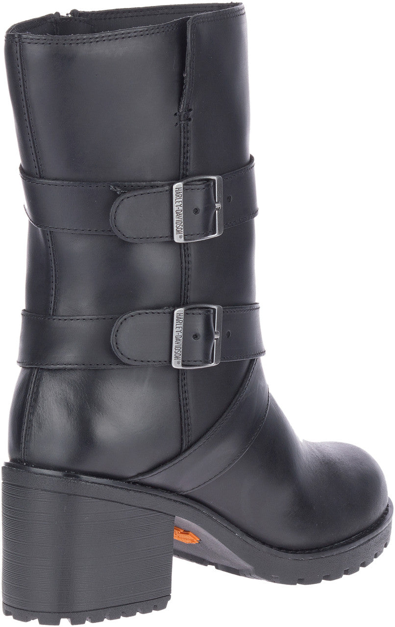 Women's Lalanne Triple Strap Boot (Black) | Harley-Davidson