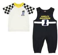 Infant Boys Knit Race Collection Overall & Tee Set | Harley Davidson