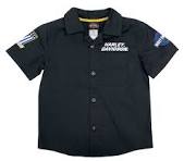 Boys Race Collection Woven Pit Crew Shirt | Harley Davidson