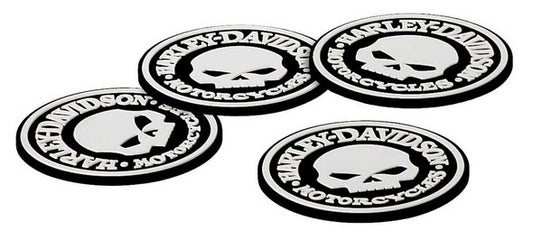 Skull Coasters Set - 4 Rubber Coasters | Harley-Davidson