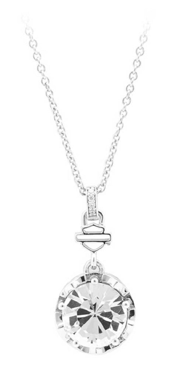 Women's Big Bling Clear Crystal Necklace | Harley-Davidson