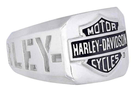 Men's H-D Cut Out Bar & Shield Emblem Ring | Harley-Davidson