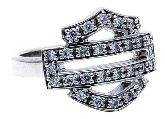 Women's Bling Bar & Shield Outline Ring | Harley-Davidson