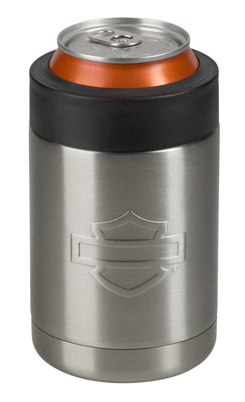 Silhouette B&S Stainless Steel Can Cooler - 12OZ | Harley-Davidson