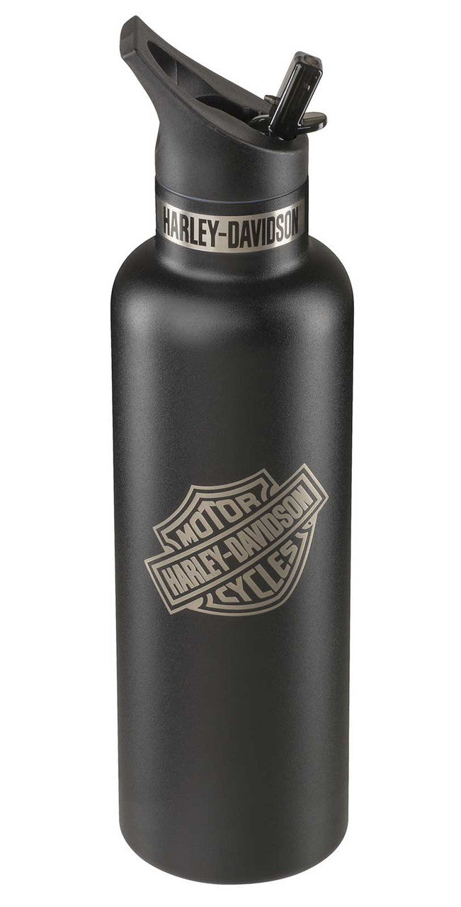 Bar & Shield Water Bottle, Double-Wall Stainless Steel | Harley-Davidson