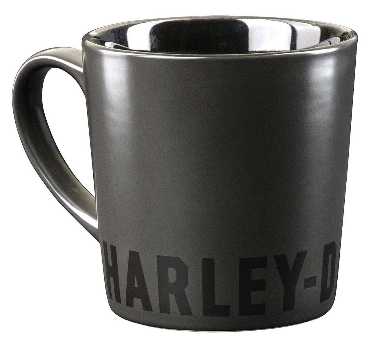 Bold H-D Text Ceramic Coffee Mug, 16oz (Matte Black) | Harley-Davidson