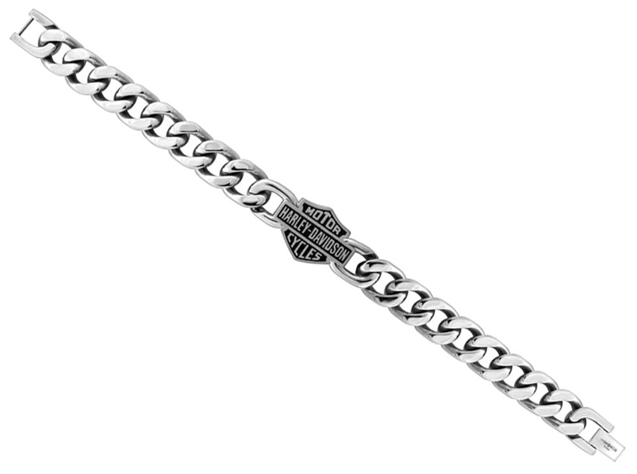 Men's Bar & Shield Stainless Steel Chain Bracelet | Harley-Davidson