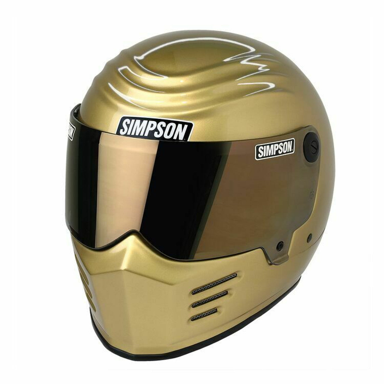 Simpson Outlaw Bandit Helmet (Gold)