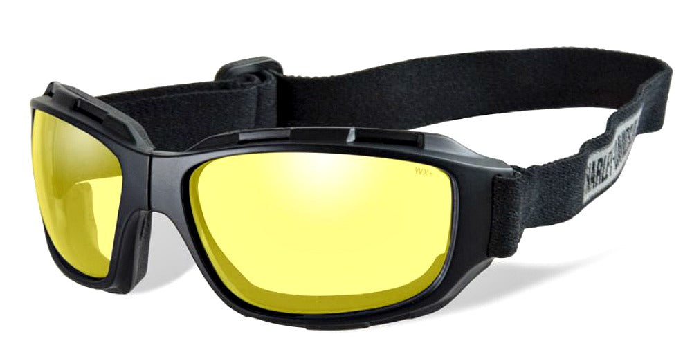 Men's Bend Goggles with Yellow Lenses & Collapsible Matte Black Frames | Harley-Davidson