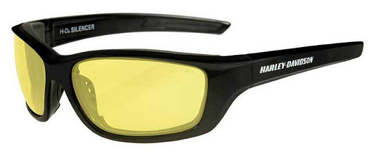 Men's Silencer Sunglasses with Yellow Lenses & Gloss Black Frames | Harley-Davidson