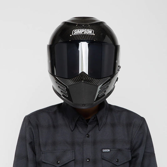 Ghost Bandit Carbon Fiber Helmet (Black) | Simpson