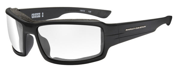 Men's Cruise 2 Gasket Sunglasses with Clear Lens & Black Frame | Harley-Davidson