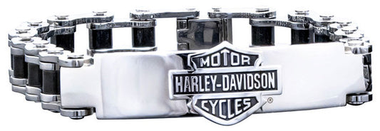 Men's Bike Chain ID Bracelet, Stainless Steel | Harley-Davidson