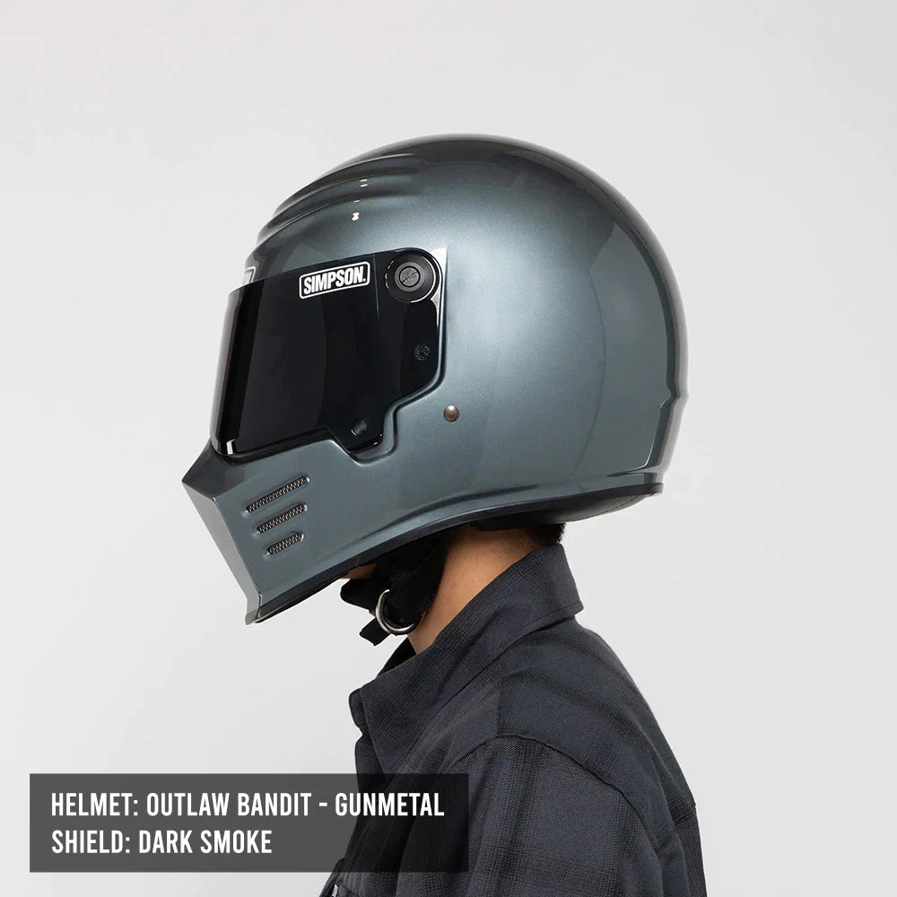 Simpson Outlaw Bandit Helmet (Gunmetal)