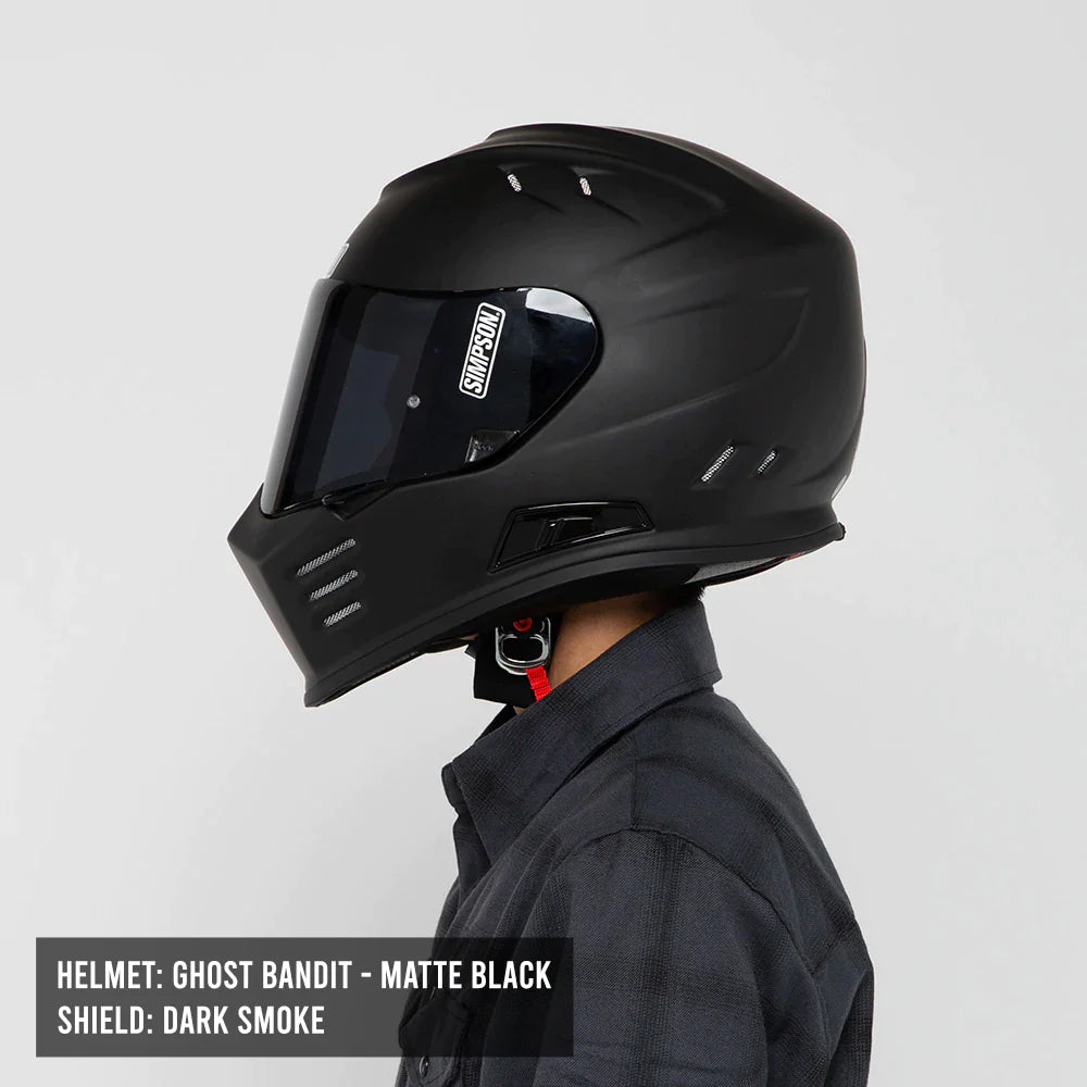 Ghost Bandit Helmet (Flat Alloy) | Simpson