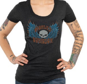 Women's WG Winged Short Sleeve Tee | Harley-Davidson